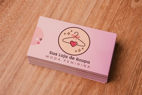 Cartão de Visita – PADRÃO 250 unidades - Criamos sua Arte Grátis - Chame no Whatsapp