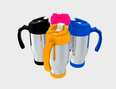 Copo Térmico em Alumínio para Sublimação 490ml  - 16 unid